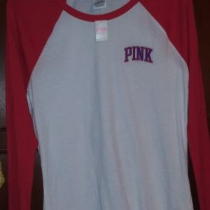 VS PINK baseball tee